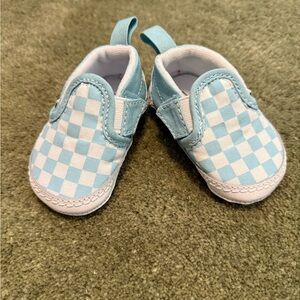 Blue Checkered infant vans